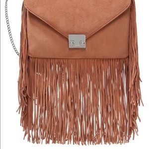 Suede Loeffler Randall Fringe Lock bag